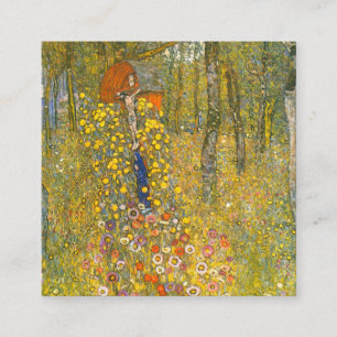 Carte D'accompagnement Jardin agricole Gustav Klimt avec Crucifix
