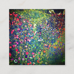 Carte D'accompagnement Jardin italien Gustav Klimt
