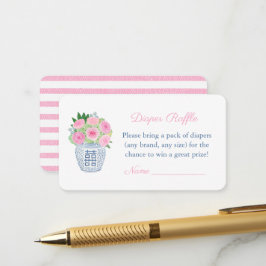Carte D'accompagnement Jardin rose Roses Déchets Baby shower 