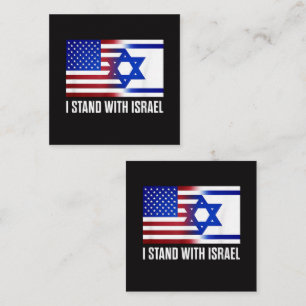 Carte D'accompagnement Je suis avec Israël Patriotique