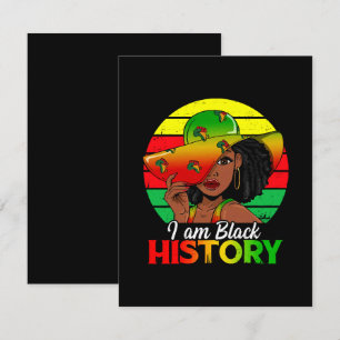 Carte D'accompagnement Je suis l'histoire noire Afrique Amérique