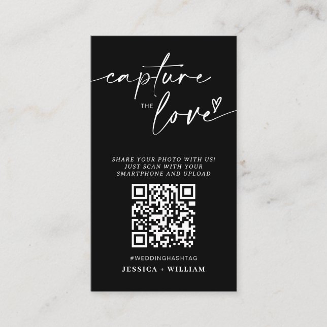 Carte D'accompagnement J'espionne le jeu Mariage | Capturez le code QR d' (Devant)