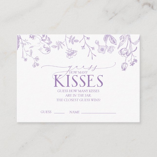 Carte D'accompagnement Jeu de douche florale Lavender Français Victorian (Devant)