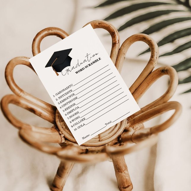 Carte D'accompagnement Jeu de graduation de mot simple (Créateur téléchargé)