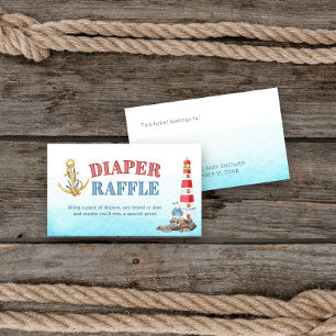 Carte D'accompagnement Jeu de tirage au sort de couche pour baby shower m