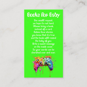 Carte D'accompagnement Jeux vidéo Livres neutres de Baby shower pour bébé