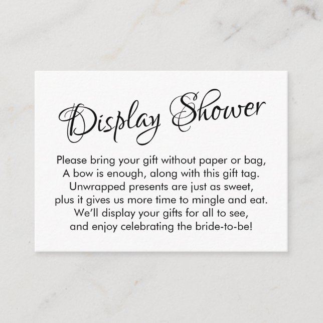 Carte D'accompagnement Jolie carte-cadeau de fête de mariage blanc sans e (Devant)