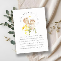 Jolis Pieds Fleurs Jaunes Livres Pour Baby Shower