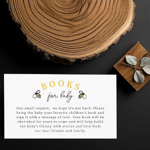 Carte D'accompagnement Jote Bee Baby shower Book for Baby Encape Card