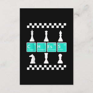 Carte D'accompagnement Joueur d'échecs Lover Tableau périodique Drôle Cad