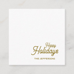 Carte D'accompagnement Joyeux Nouvel An Joyeux Noël Famille Saisonnière