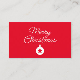 Carte D'accompagnement Joyeux Nouvel An Joyeux Noël Période des Fêtes