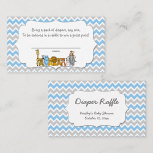 Carte D'accompagnement Jungle Animaux Refroidisseur Raffle Tickets jeu