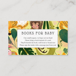 Carte D'accompagnement Jungle Livres pour Baby insert card