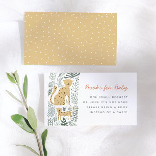 Carte D'accompagnement Jungle Safari Animaux Livres pour bébé