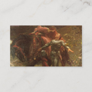 Carte D'accompagnement La Belle Dame sans Merci de Frank Dicksee Mariage
