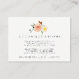 Carte D'accompagnement La collection de Mariages Spring Blossoms