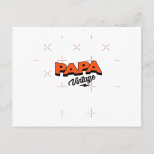 Carte D'accompagnement La fête des pères ou Noël ! Un cadeau rétro qui va