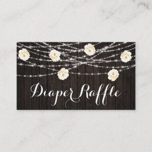 Carte D'accompagnement La tombola de couche-culotte de *~* allume les