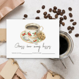 Carte D'accompagnement L'amour est en train de brasser Combien de baisers