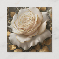 L'Artwork de Rose Blanche À Bord D'Or