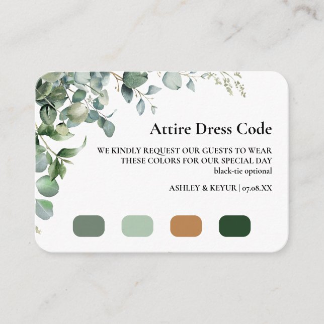 Carte D'accompagnement Lavande rustique et Eucalyptus Mariage Attique (Devant)