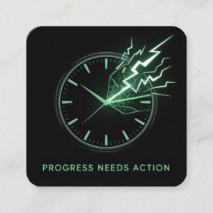 Carte D'accompagnement Le progrès nécessite une action