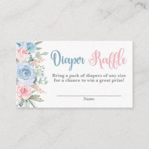 Carte D'accompagnement Le sexe révèle le chevalet de couche florale