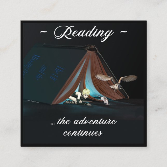 Carte D'accompagnement Lecture, l'aventure continue (Devant)