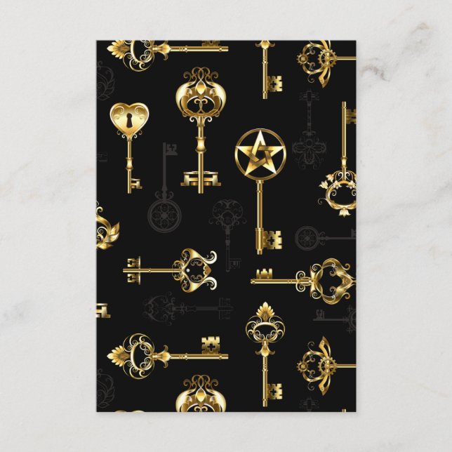 Carte D'accompagnement Les Patters de Seamless avec Golden Keys (Devant)
