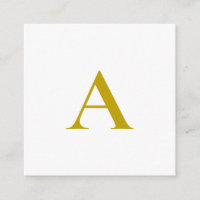 Lettre initiale de monogramme personnalisé de coul