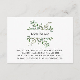 Carte D'accompagnement Liage minimal   Demande de carnet de baby showers