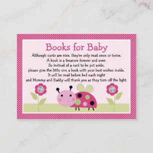 Carte D'accompagnement "Lil Ladybug with dots" Insertions de demande de l