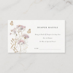 Carte D'accompagnement Lilac Fleur sauvage Foliage Baby shower de rousseu