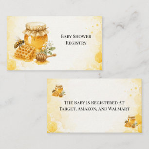 Carte D'accompagnement Liste de naissance pour bébé de genre neutre Sweet