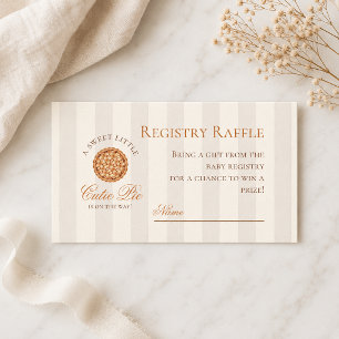 Carte D'accompagnement Liste de naissance pour une douce petite chérie po
