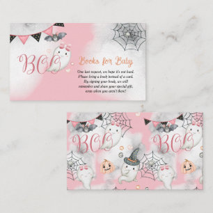 Carte D'accompagnement Little Boo Ghost Girl Baby shower Livres pour bébé