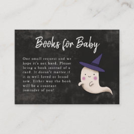 Carte D'accompagnement Little Boo Halloween Baby shower fille demande de 