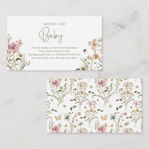 Carte D'accompagnement Little Buttefly Demande de réservation Baby shower