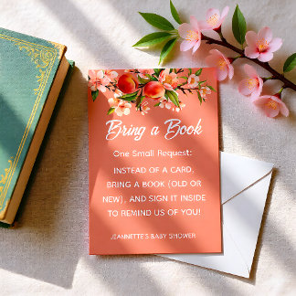 Carte D'accompagnement Little Peach Orchard Baby Shower