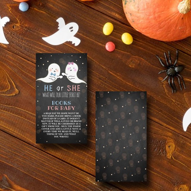 Carte D'accompagnement Little Spirit Halloween Fantômes Genre Reveval Par (Créateur téléchargé)