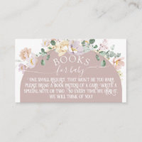 livre de Baby Shower fille florale de printemps de