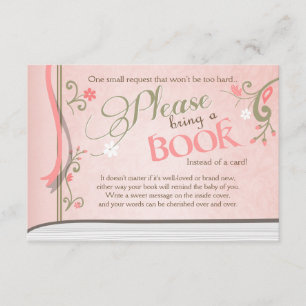 Carte D'accompagnement Livre de contes amènent à un livre la fille