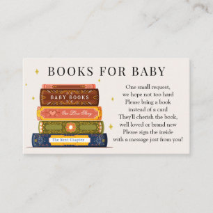Carte D'accompagnement Livre d'histoire Bibliothèque Livres pour Baby Req