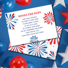 Carte D'accompagnement Livres 4 juillet Baby showers pour bébé