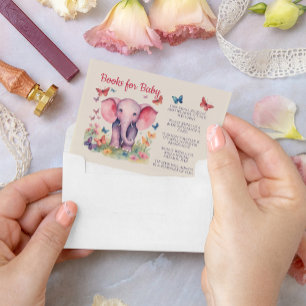 Carte D'accompagnement Livres Baby Elephant pour bébé