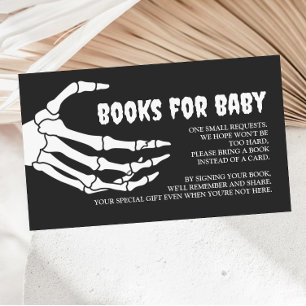Carte D'accompagnement Livres Baby showers Halloween pour bébé