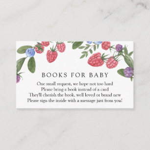 Carte D'accompagnement Livres Berry Sweet pour Baby Encape Card