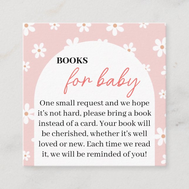 Carte D'accompagnement Livres Berry Sweet Pour Bébé (Devant)