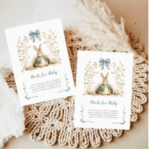 Livres d'arch floral vintage pour bébé Lapin